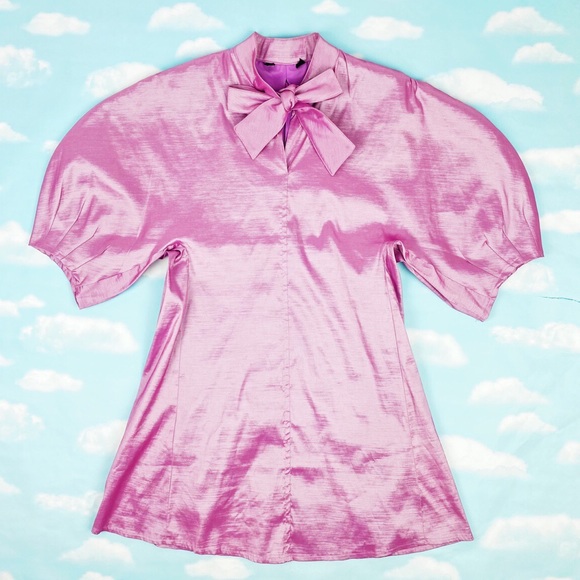 BNWOT Sister Jane Mini Dress With Bow Collar